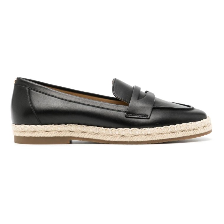 Czarne Zamknięte Espadryle Flats Michael Kors