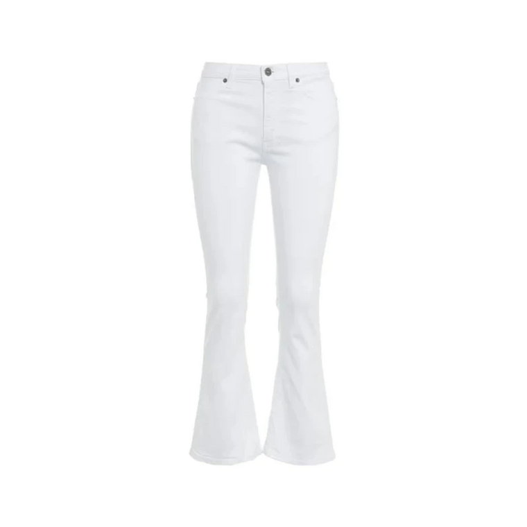 Spodnie Skinny Flared Bianco Dondup