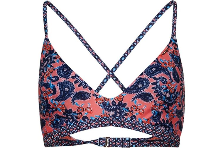 Góra od bikini Superdry Vintage Surf Tri Bikini Top wzorzysty-S