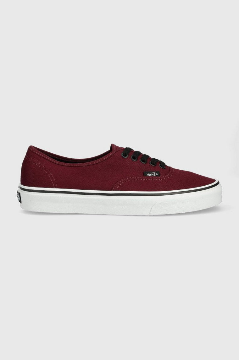 Vans tenisówki Authentic męskie kolor bordowy VN000QER5U81