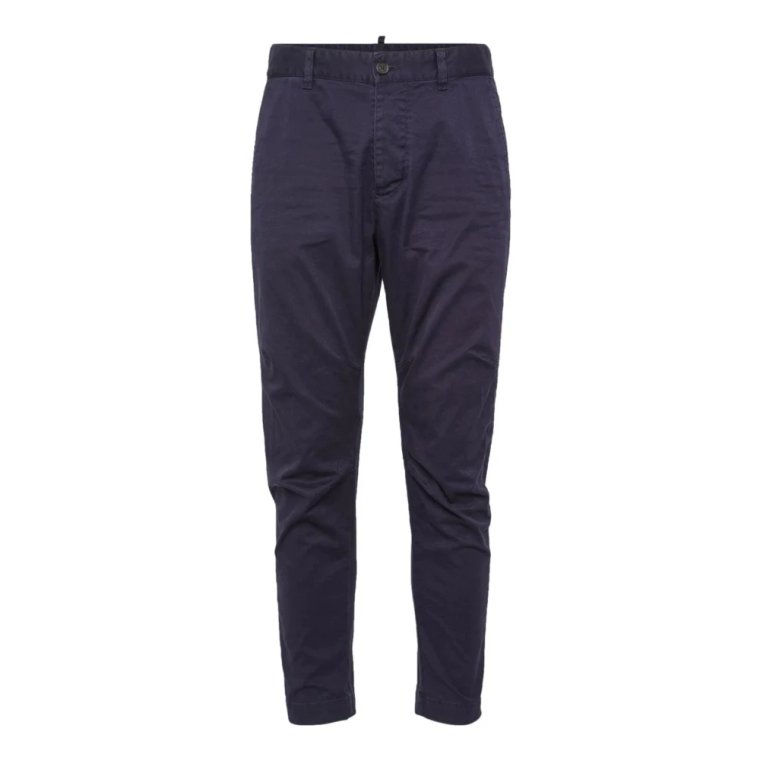 Niebieskie Spodnie Chino Slim Fit Dsquared2