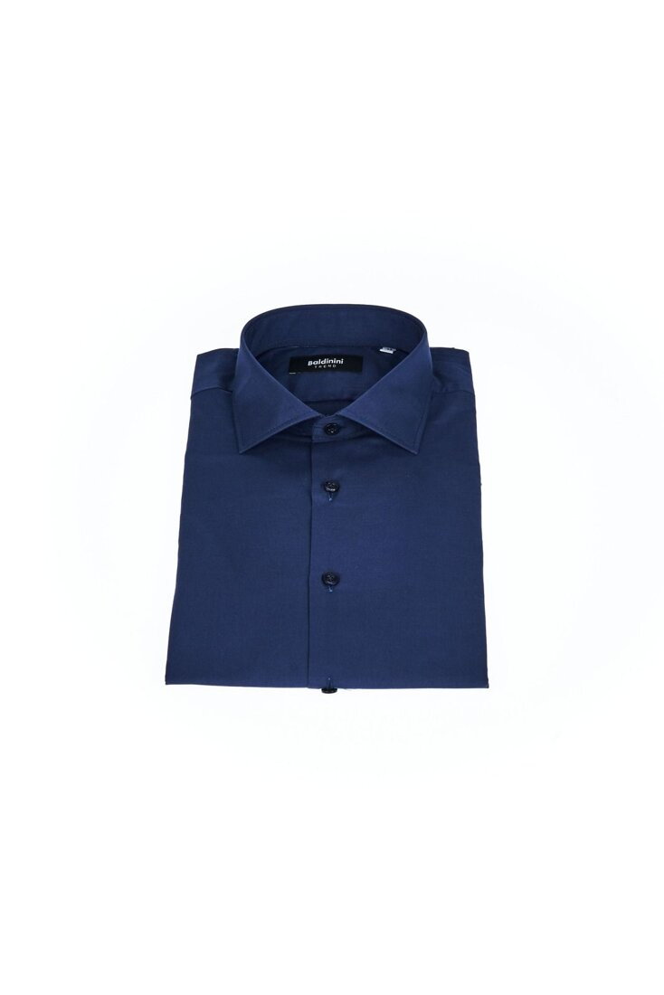Koszula marki Baldinini Trend model LOSANNA kolor Niebieski. Odzież męska. Sezon: Cały rok