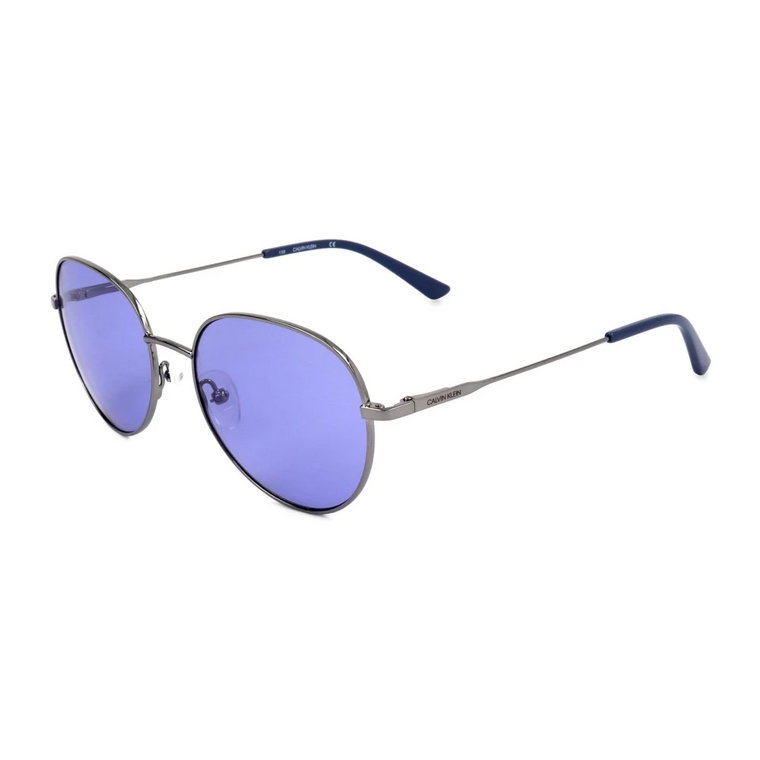 Okulary przeciwsłoneczne z metalową oprawką i ochroną UV3 Calvin Klein