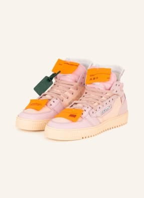 Off-White Wysokie Sneakersy Off Court pink