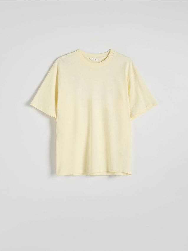 Reserved - T-shirt comfort fit - jasnożółty