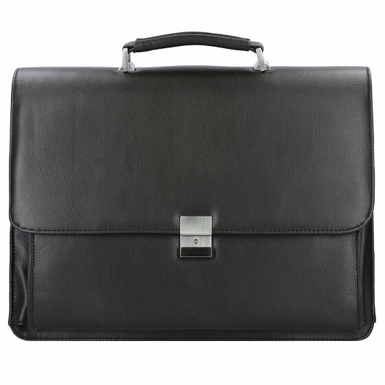 d&n Basic Briefcase V 40 cm braun