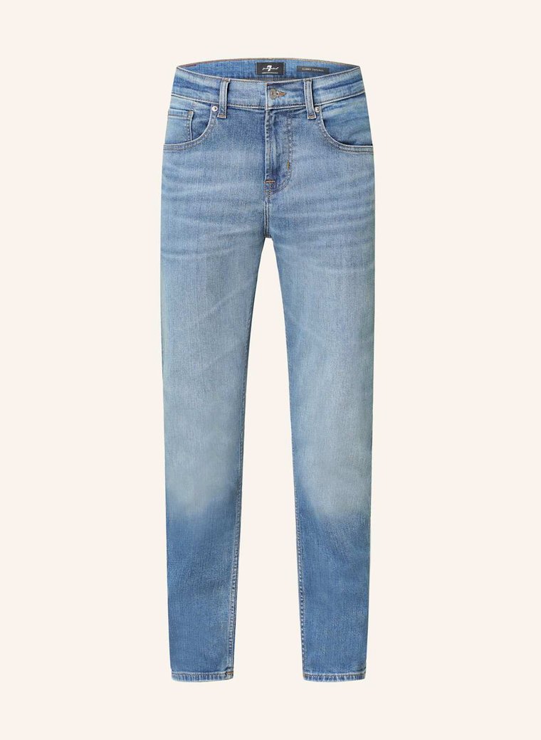 7 For All Mankind Jeansy Slimmy Tapered Fit blau