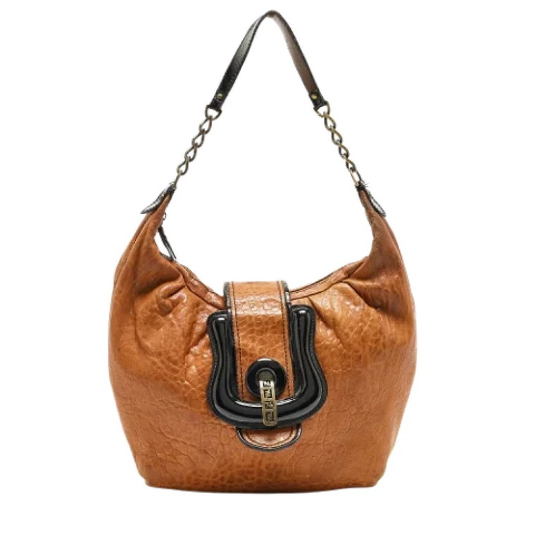 Pre-owned Leather handbags Fendi Vintage