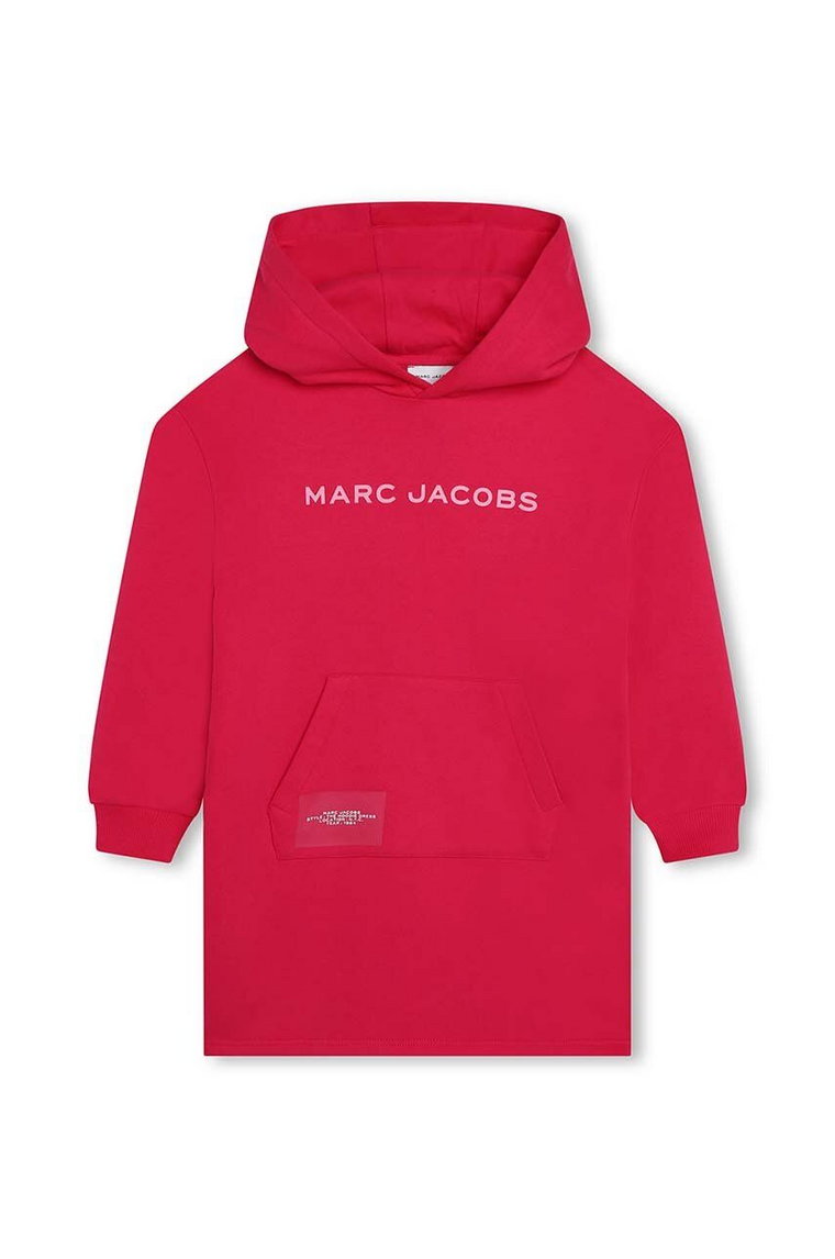 Marc Jacobs sukienka dziecięca kolor czerwony mini prosta