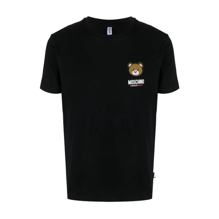 Czarne T-shirty i Pola Love Moschino