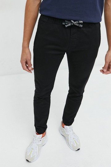 Tommy Jeans spodnie męskie kolor czarny