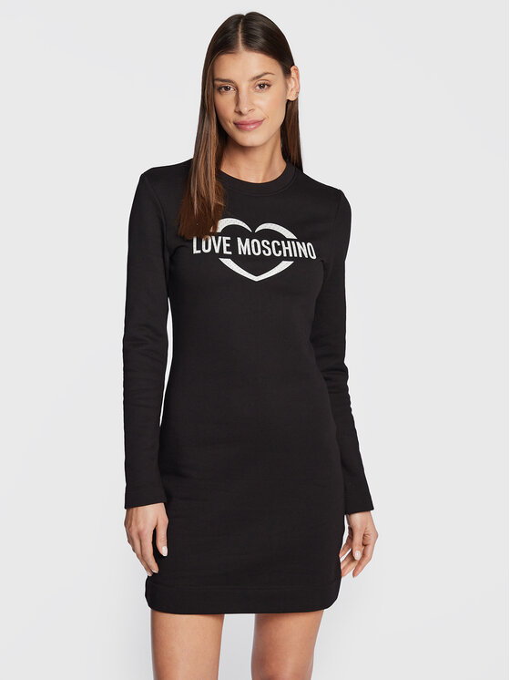 Sukienka dzianinowa LOVE MOSCHINO