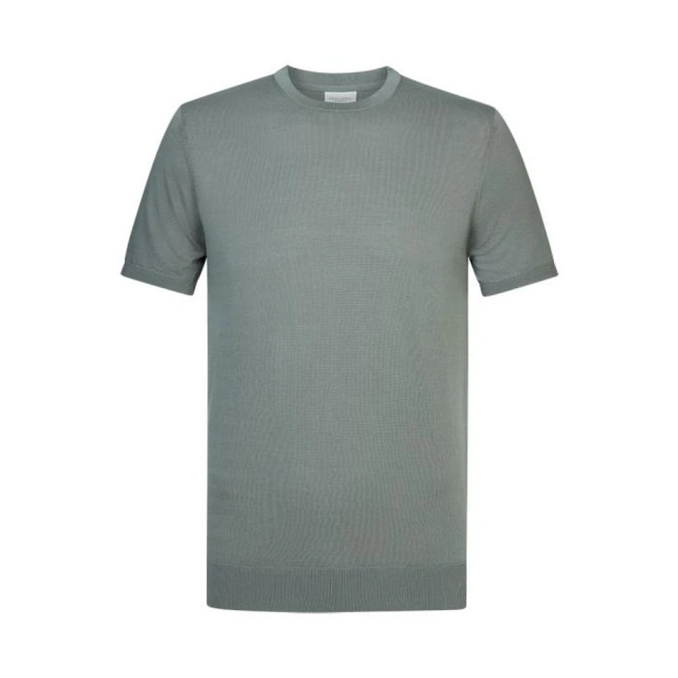Zielony Sweter T-Shirt Profuomo
