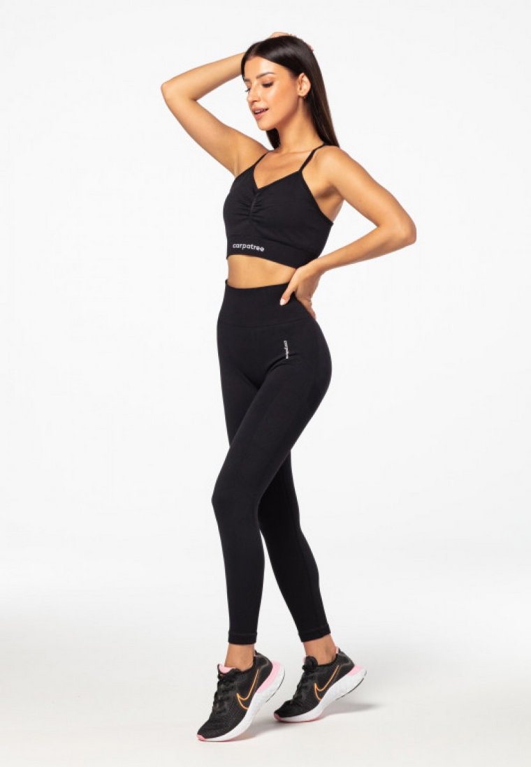 Legginsy treningowe Carpatree Allure Seamless Leggings - czarne