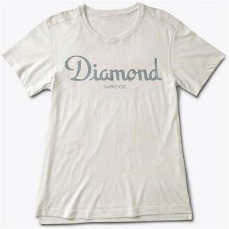 koszulka DIAMOND - Champagne Script Tee Cream (CREAM)