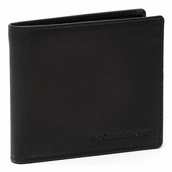 The Chesterfield Brand Wax Pull Up Portfel Ochrona RFID Skórzany 11 cm schwarz