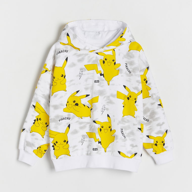 Reserved - Bluza oversize Pokémon - biały