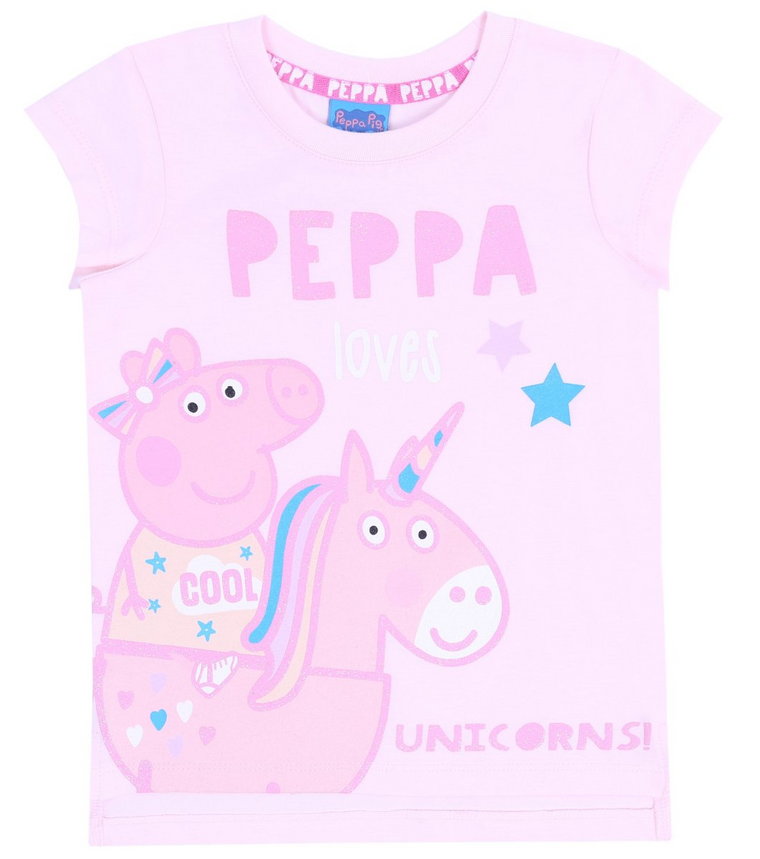 Różowa Koszulka, T-Shirt Świnka Peppa