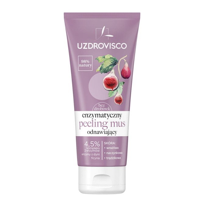 UZDROVISCO Bezolejowy enzymatyczny peeling mus odnawiający 60ml