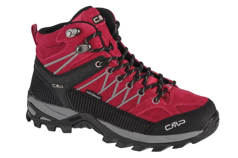 CMP Rigel Mid 3Q12946-10HH, Damskie, Różowe, buty trekkingowe, skóra zamszowa, rozmiar: 36