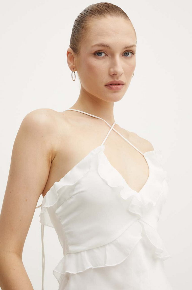 Bardot bluzka MARSELLA damska kolor biały gładka 59339TB