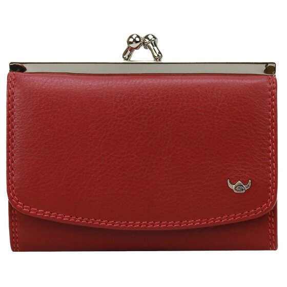 Golden Head Polo Wallet RFID Leather 12 cm rot