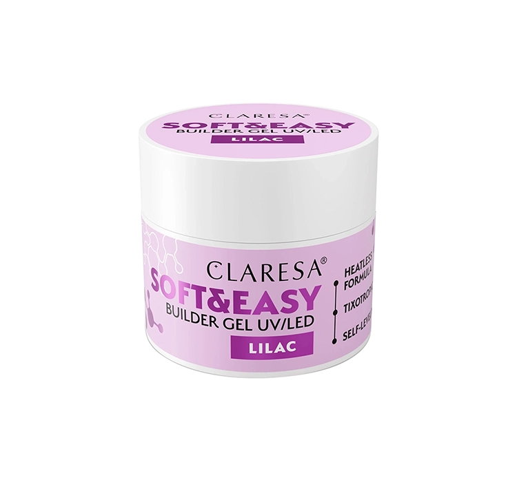 Claresa Soft & Easy żel budujący Lilac 12g