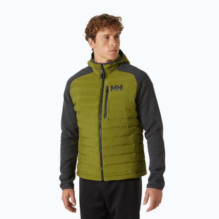 Kurtka żeglarska męska Helly Hansen Arctic Ocean Hybrid Insulator olive green