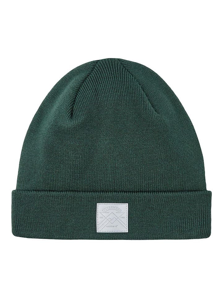 name it Czapka beanie "Moso" w kolorze zielonym