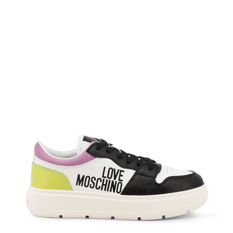 Wiosenno-letnie trampki damskie - Styl Ja15274G1Giab Love Moschino