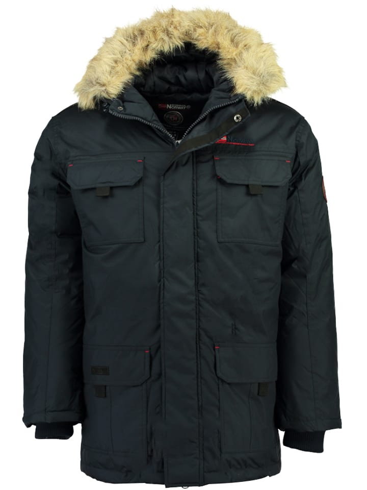 Geographical Norway Parka "Arsenal" w kolorze granatowym