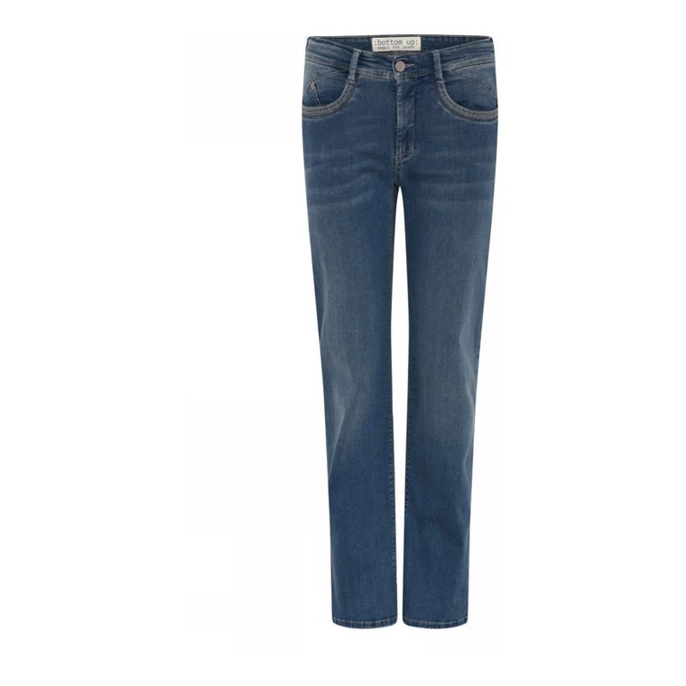 Wyhaftowane Straight Leg Jeans C.Ro