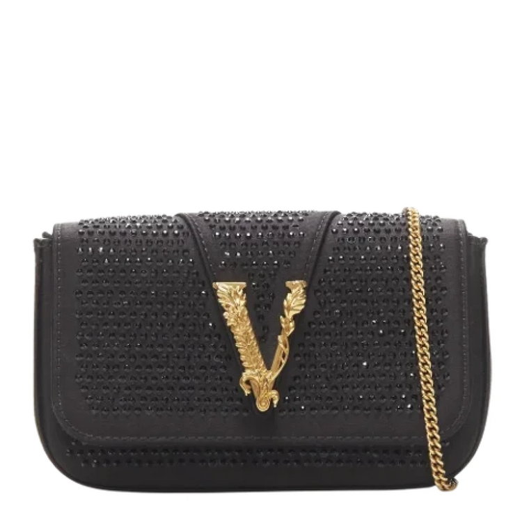 Pre-owned Satin handbags Versace Pre-owned