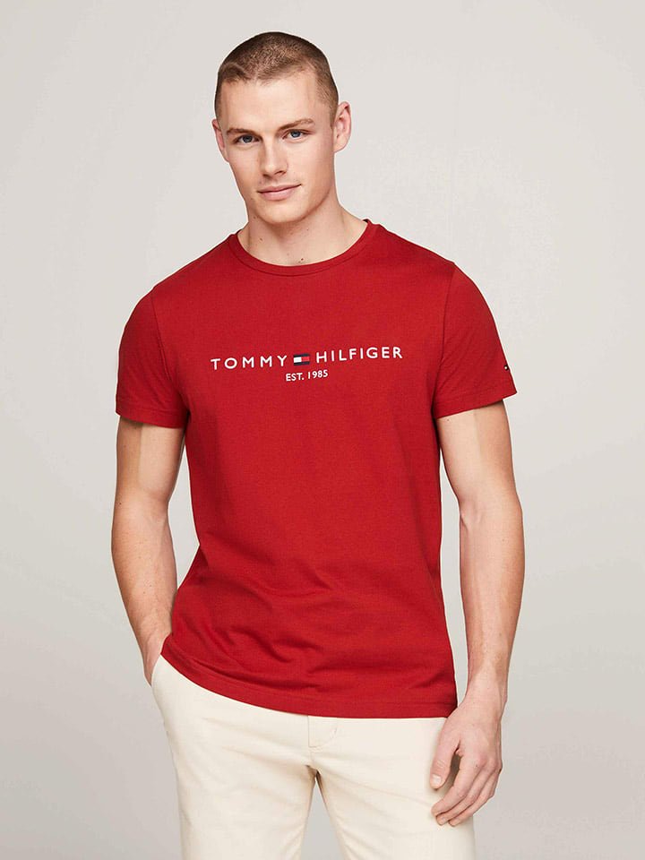 Tommy Hilfiger Koszulka w kolorze czerwonym