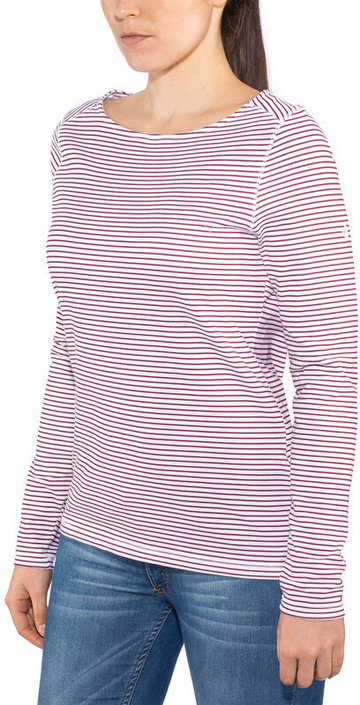 Craghoppers NosiLife Erin II Bluzka z długim rękawem Kobiety, czerwony/biały UK 8 | XS 2020 Koszulki z długim rękawem