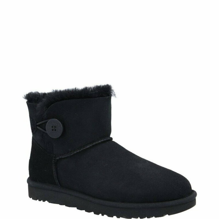 UGG Skórzane śniegowce Mini Bailey Button II