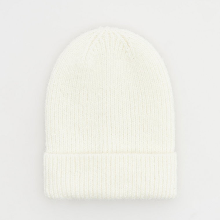 Reserved - Czapka beanie - złamana biel