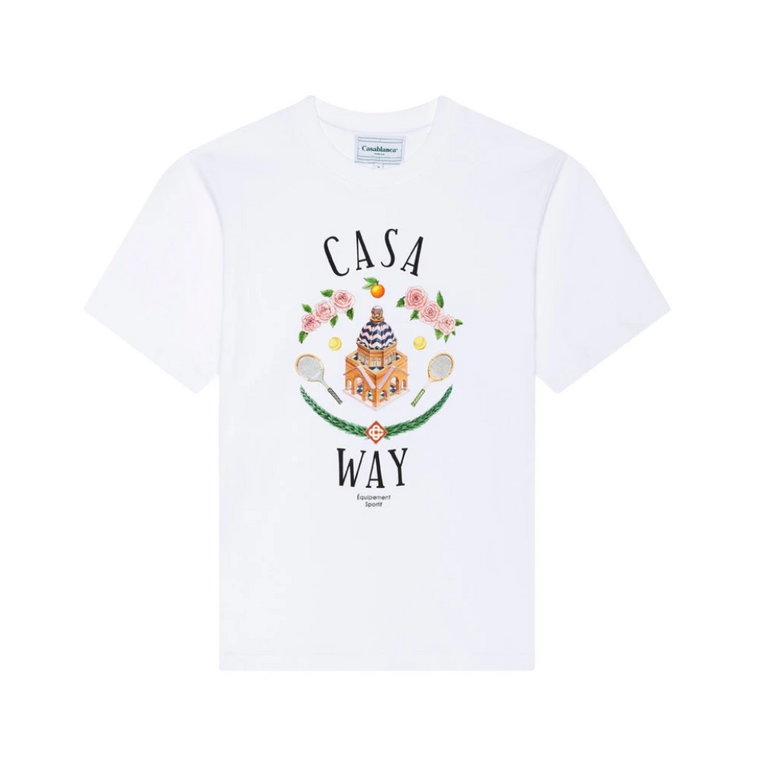 Casa Way Koszulka z Nadrukiem Casablanca