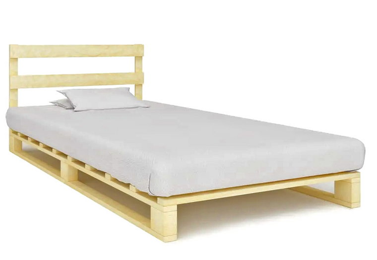 Łóżko z palet do pokoju młodzieżowego - Relli 90 x 200 cm