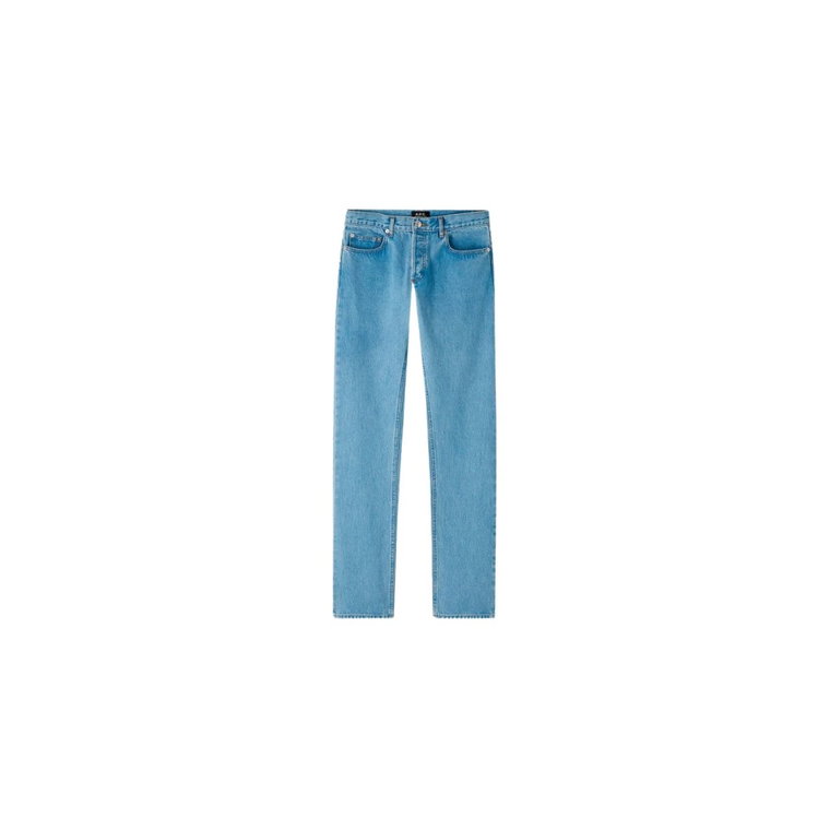 Niebieskie jeansy Straight Fit A.p.c.
