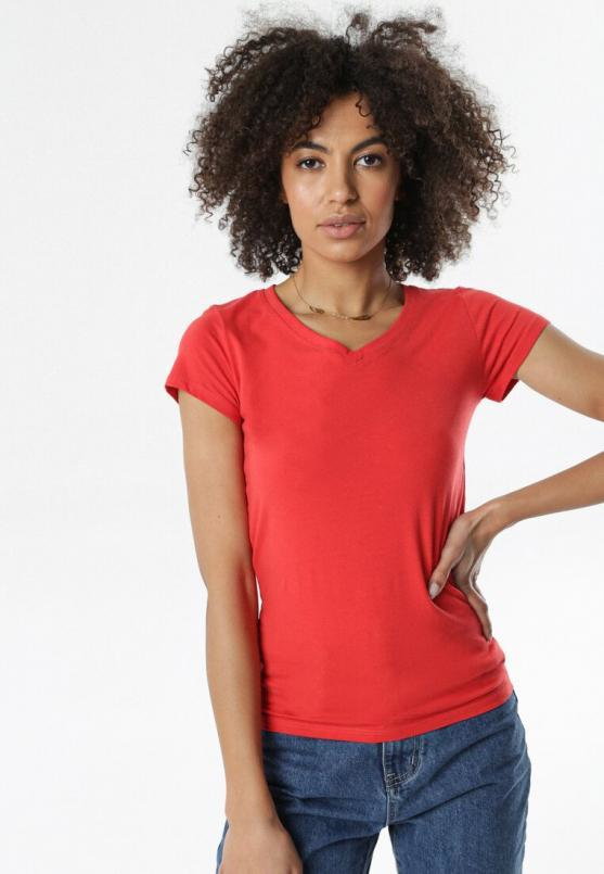 Czerwony T-shirt Nysalphia