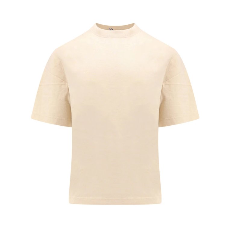 Beige Crew-neck T-shirt Burberry