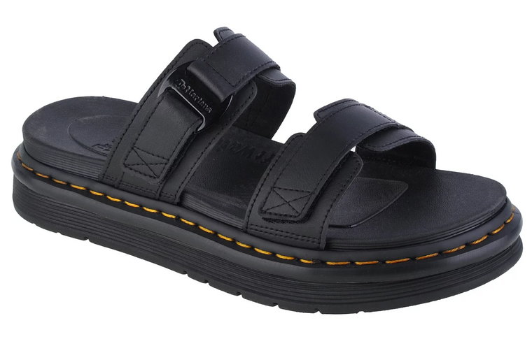 Dr. Martens Chilton Slip On DM25766001, Męskie, Czarne, klapki, skóra licowa, rozmiar: 46