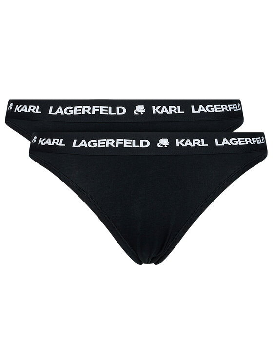 Komplet 2 par fig klasycznych KARL LAGERFELD