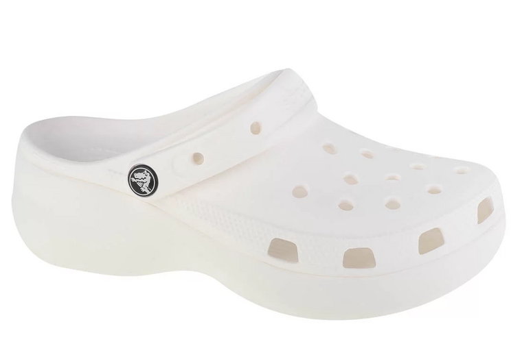 Crocs Classic Platform Clog 206750-100, Damskie, Białe, klapki, syntetyk, rozmiar: 36/37