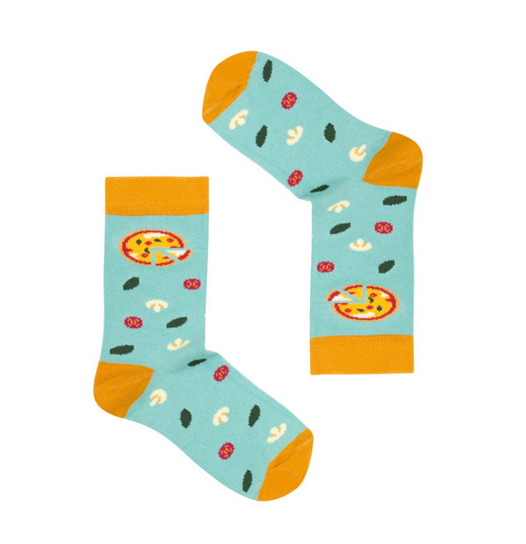 FAVES. Socks&Friends, Skarpety dziecięce, Pizza, rozmiar 31-35