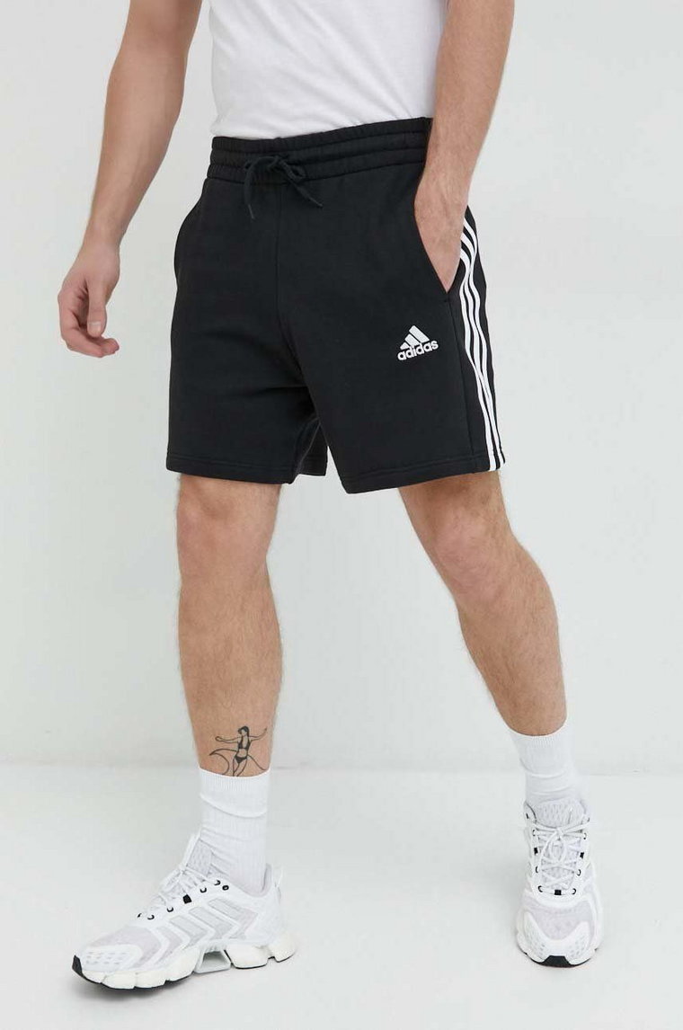 adidas szorty bawełniane Essentials męskie kolor czarny IC9435