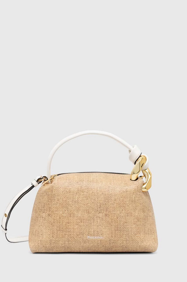 JW Anderson torebka Small Corner Bag kolor beżowy HB0603.LA0318.150