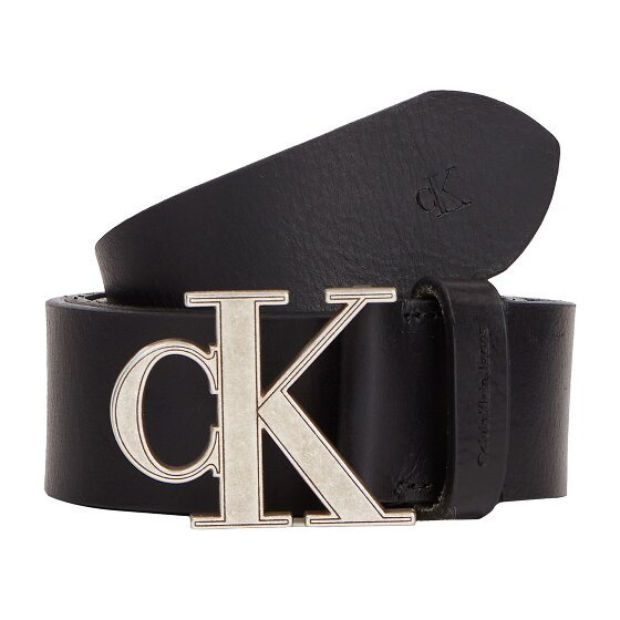 Calvin Klein Jeans Monogram Pas Skórzany black 80 cm