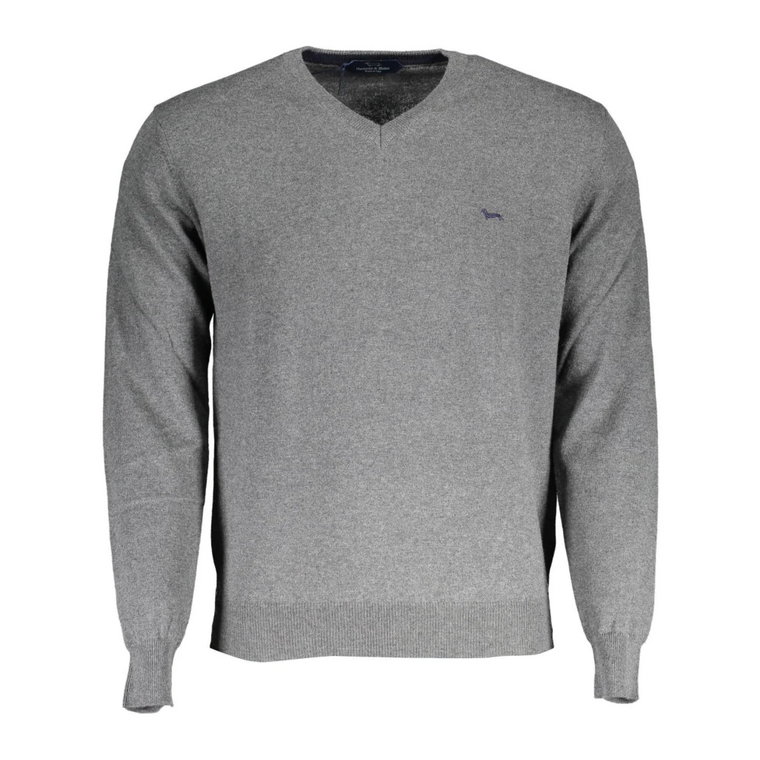 Gray Cotton Sweater Harmont & Blaine
